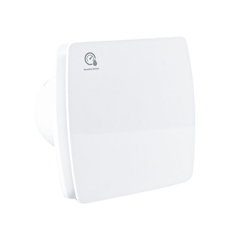 Gepersonaliseerde logo vierkant extractor venster uitlaatventilator met sensor ODM ondersteuning en ontwerp
