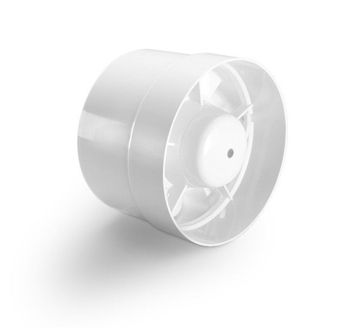 High CFM Silent Mini 4 inch Inline Centrifugal Fan met aangepast logo Plastic Metal