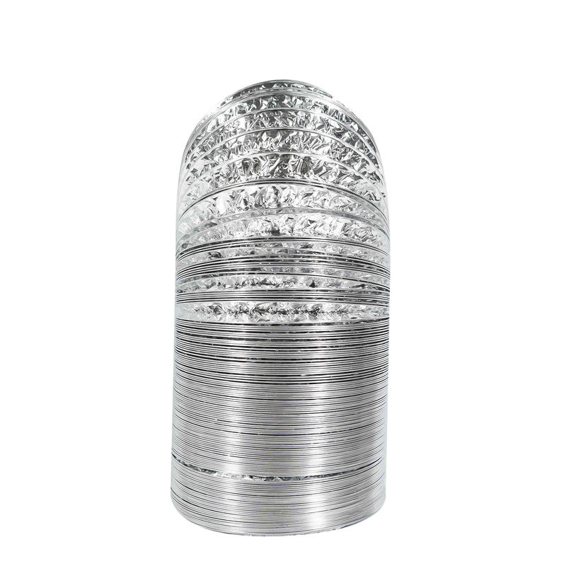 Flexible Duct Cold Air Inlet Pipe voor HVAC-systeem 8 inch aluminium folie Plastic Blade