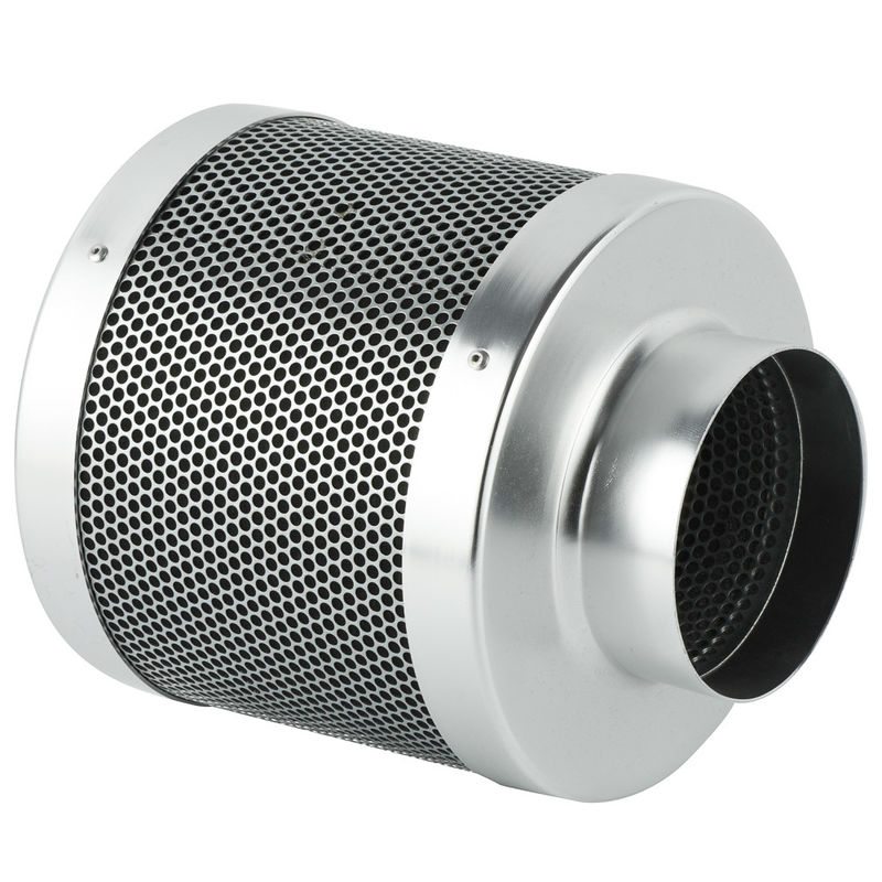Gepersonaliseerd logo 6&quot; 8&quot; 10&quot; 12&quot; Inline ventilator ventilatiesysteem Koolstoffilter voor luchtstroom