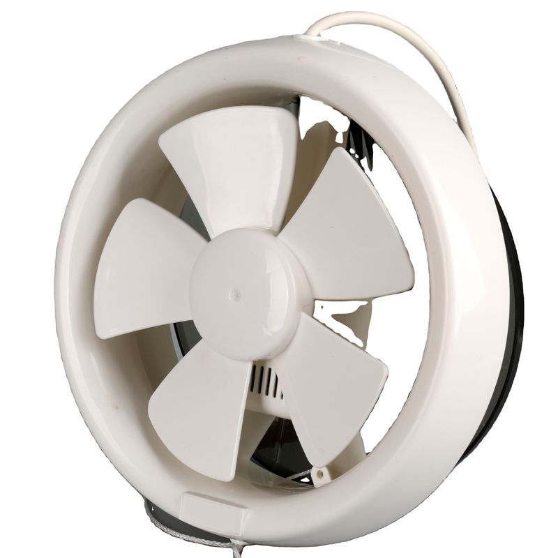 AC elektrische stroom type Plastic blad Hydroponische wandmontage Axial ventilator voor ronde leidingen