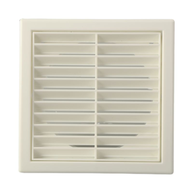 Moderne ronde of vierkant gat plastic ventilatie dekking PVC lucht rooster met 162-252 lucht hoeveelheid