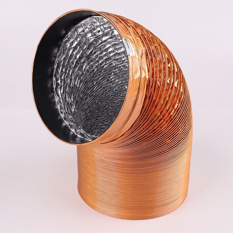 Traditionele 100 mm 125 mm lucht half-stijf 8 inch half-stijf aluminium flexibele leidingen