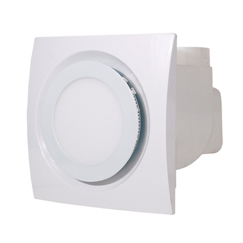 Wandmontage Boerderijen Badkamerventilatie Plastic Silent Window Extractor Fan met LED-licht