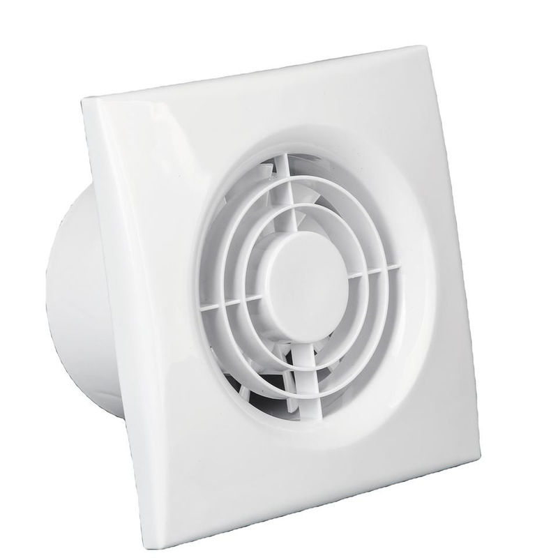 12. Badkamer Venster Muur Montage Axial Flow Fan met massa sluiter en DC elektrische stroom