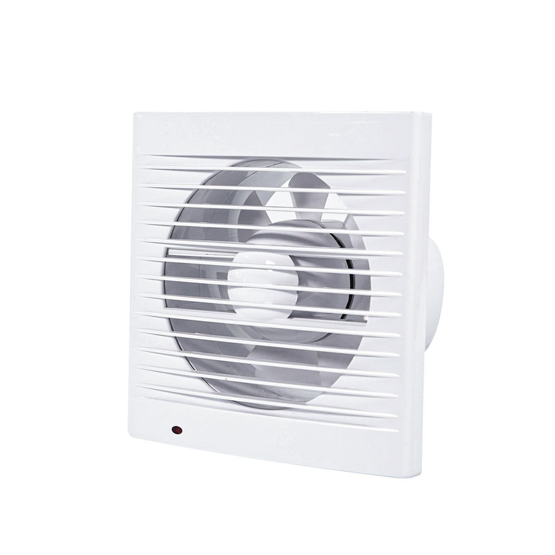 ABS stil glas venster elektrische luchtzuiger ventilator met LED-licht en plastic lemmet