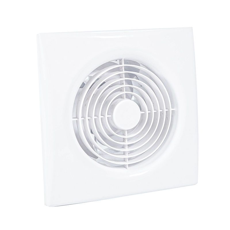 240V 6&quot; 8&quot; 10&quot; 12&quot; Plastic Metal Back Square Badkamer Uitlaatventilator Voor Wand Montage