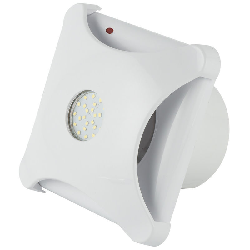 Plastic HVAC Ventilatie Kleine uitlaatventilator met vochtigheidssensor Lichte luchtextractorventilator