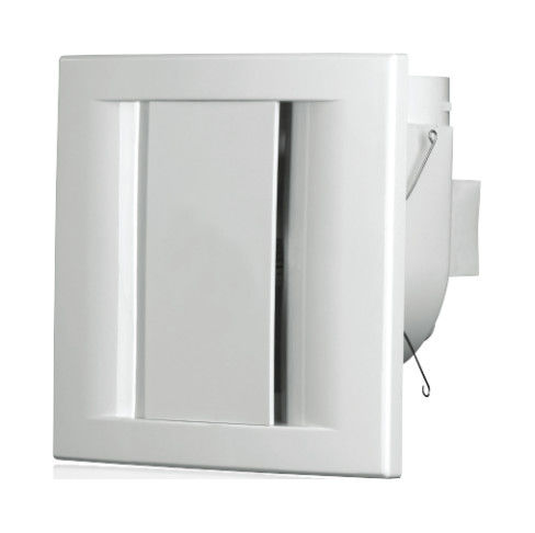 8 inch stil plastic vierkant badkamer Ultra stille ventilatie ventilator met LED licht plafond gemonteerd uitlaat ventilator lucht extract