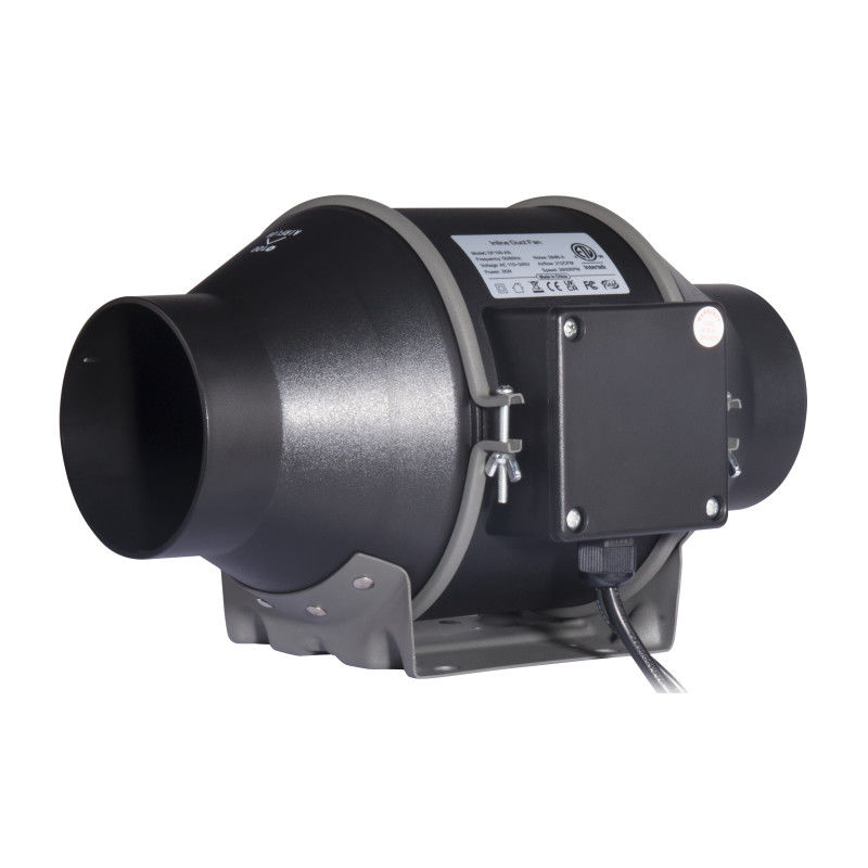 100~240V laag geluid 4 inch 100mm In-line duct ventilator met snelheidsregelaar voor hydroponische ventilatie ventilator