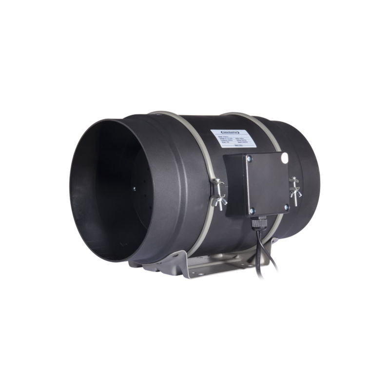 WiFi 8 inch Slient Duct ventilator met Smart Temperature en Vochtigheid Controller Uitlaatventilator voor Hydroponics