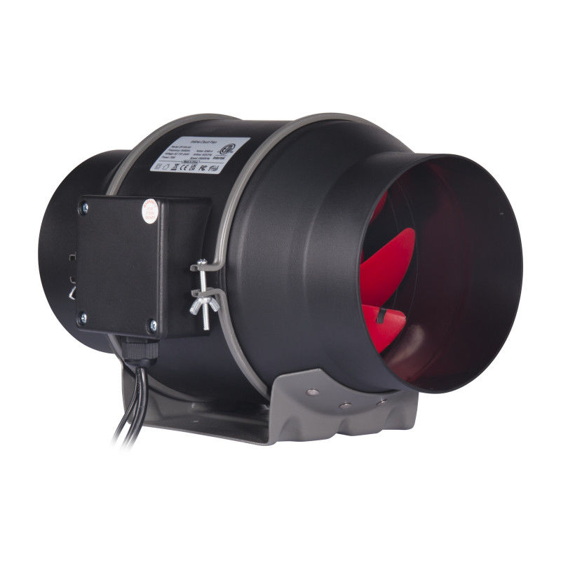 6 inch EC 100~240V Inline Duct Fan Fan met WiFi App Met Temperatuurvochtigheidscontroleur onderste Inline Duct Fan