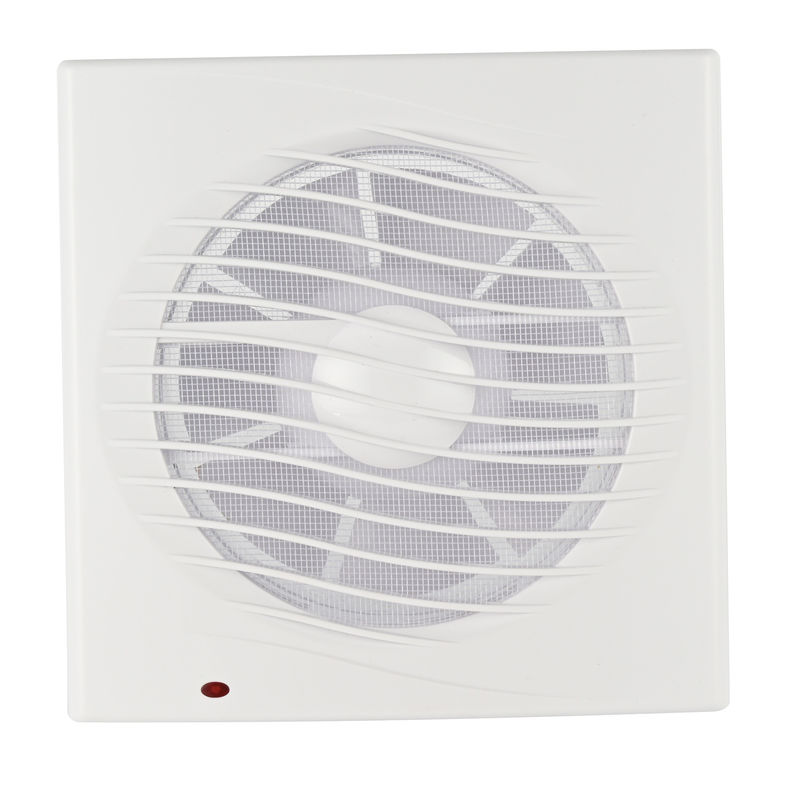 Groothandel 6 8 Inch 220V Plastic Badkamer Keuken Stil Vierkant Plafond Ventilatie Ventilator